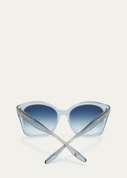 Barton PerreiraBrow Babe Acetate Butterfly Sunglasses
