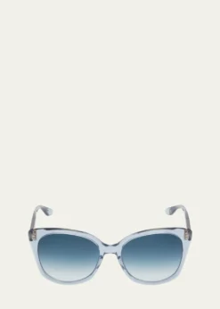 Barton PerreiraBrow Babe Acetate Butterfly Sunglasses