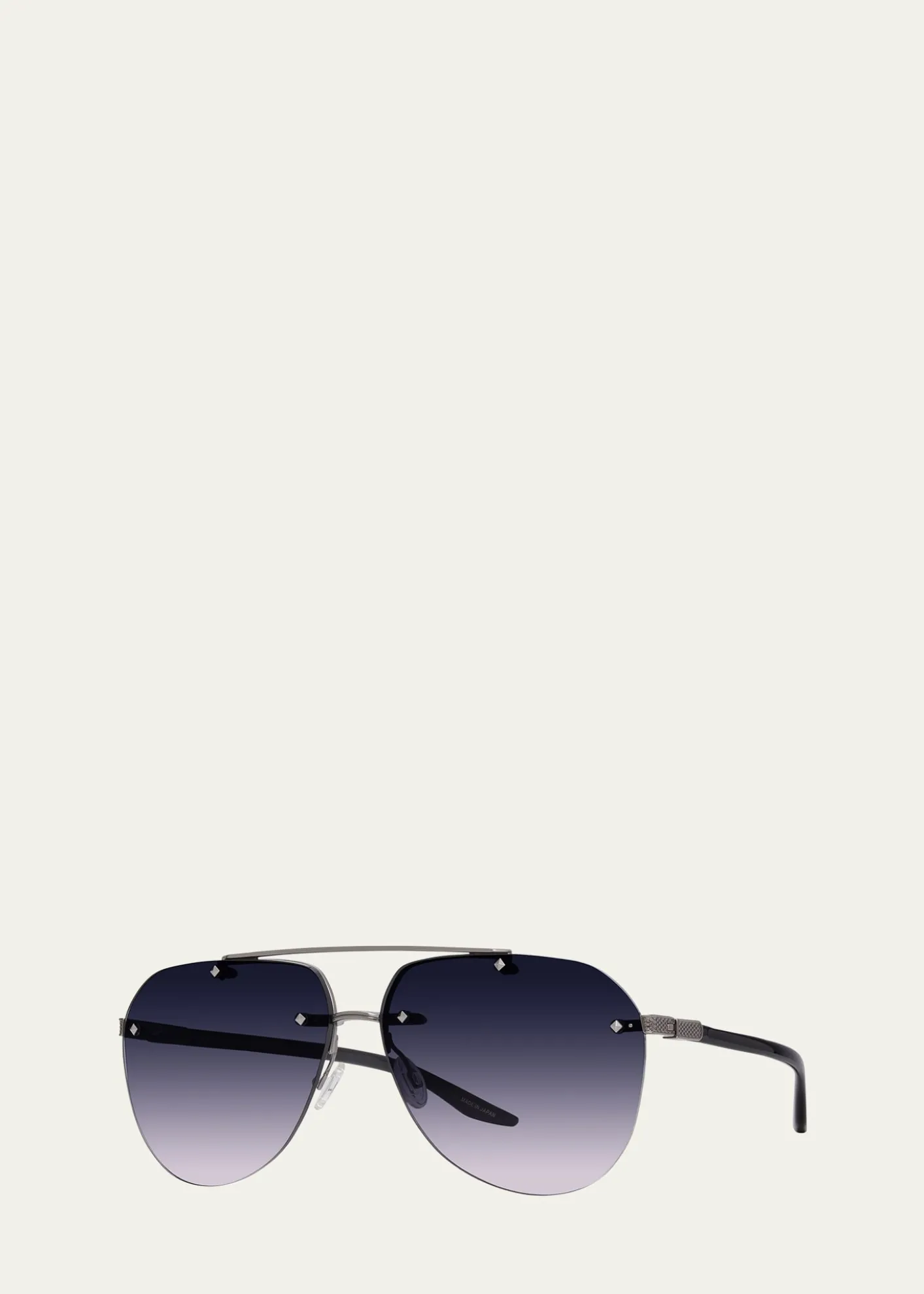 Barton PerreiraJean Metal & Zyl Aviator Sunglasses