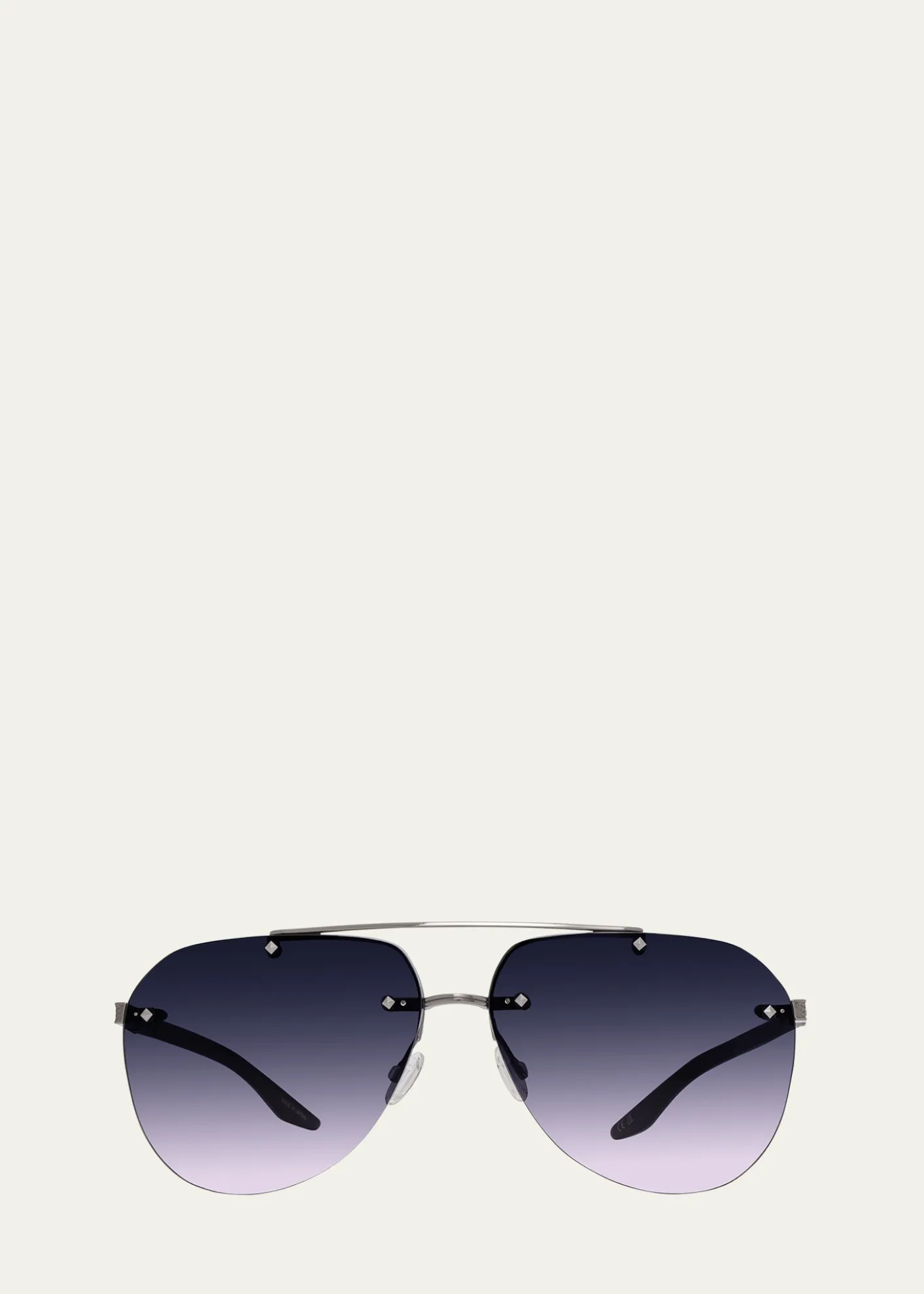 Barton PerreiraJean Metal & Zyl Aviator Sunglasses