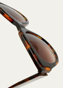 Barton PerreiraLioness Havana Acetate Cat-Eye Sunglasses