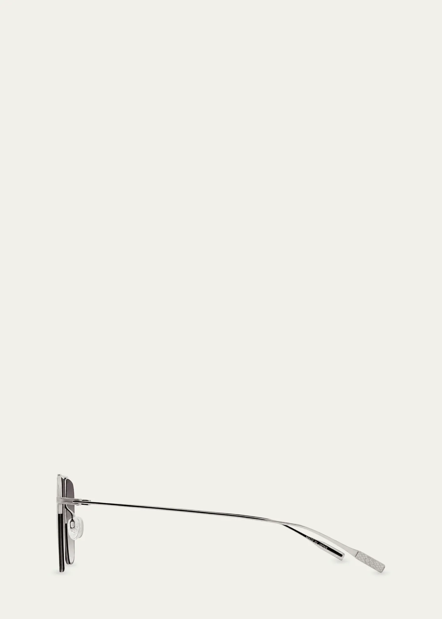 Barton PerreiraMen's Double-Bridge Titanium Aviator Sunglasses