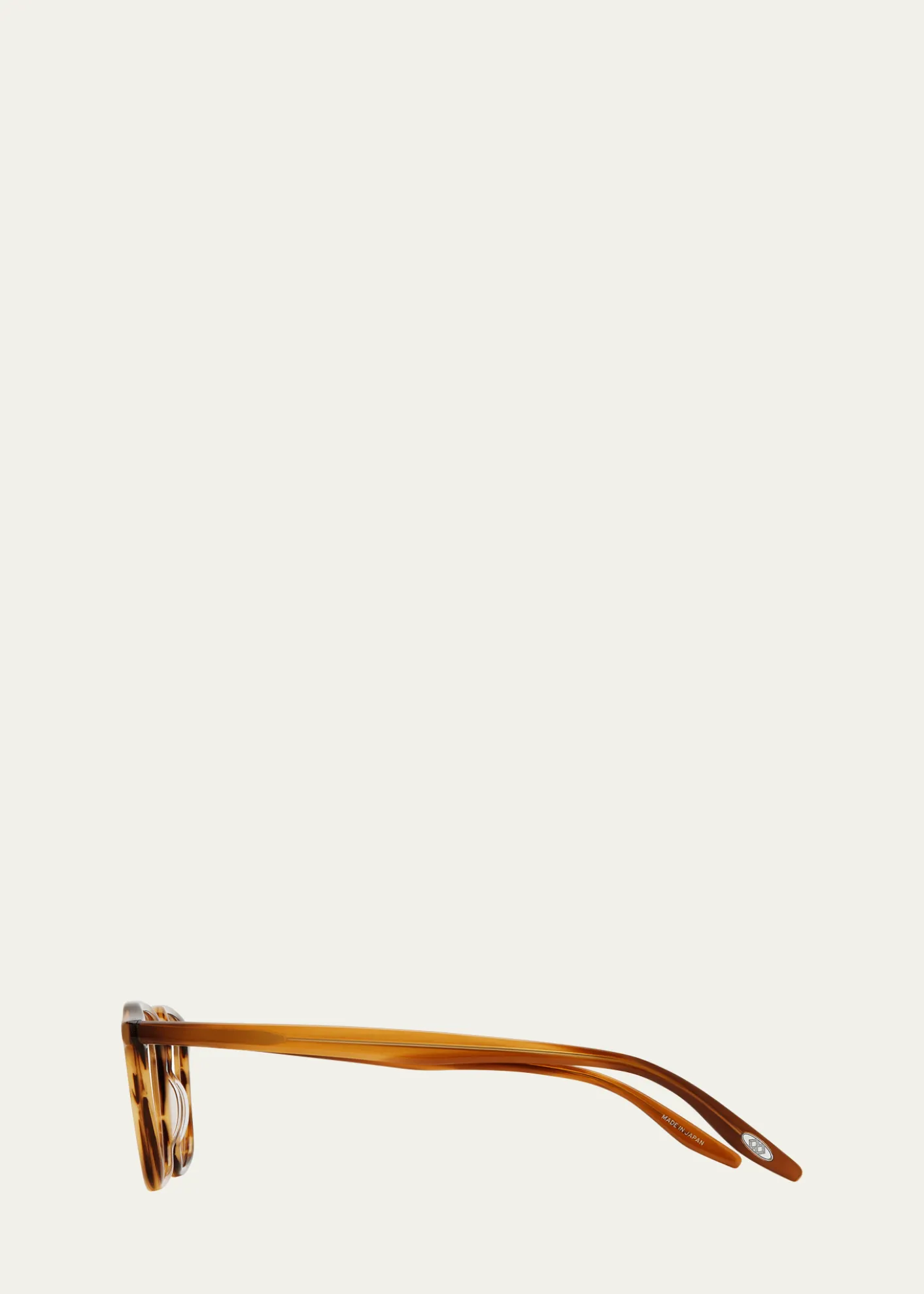 Barton PerreiraMen's Keyhole-Bridge Acetate Rectangle Sunglasses