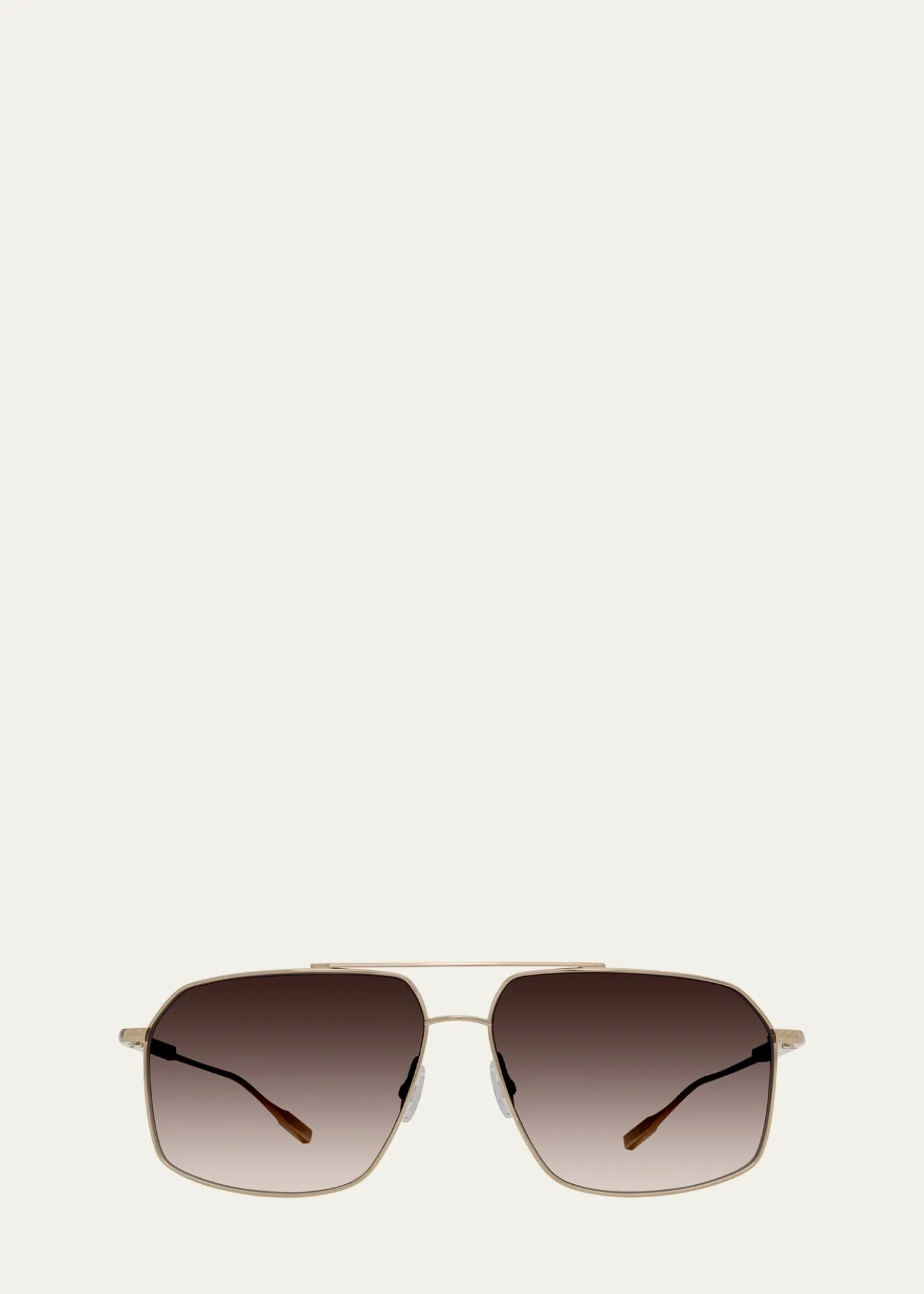 Barton PerreiraRenzo Titanium Aviator Sunglasses