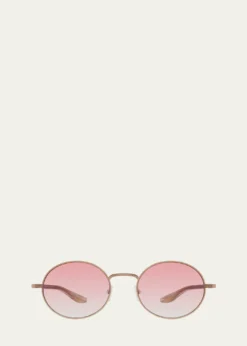 Barton PerreiraAnamcara Metal Oval Sunglasses