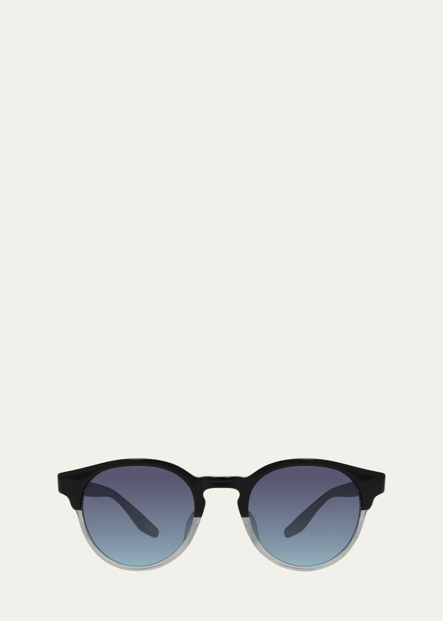 Barton PerreiraBeckford 49mm Round Acetate Sunglasses
