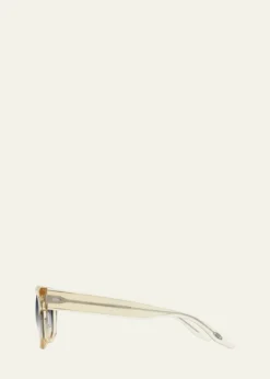 Barton PerreiraBlackwell 53mm Rectangular Acetate Sunglasses
