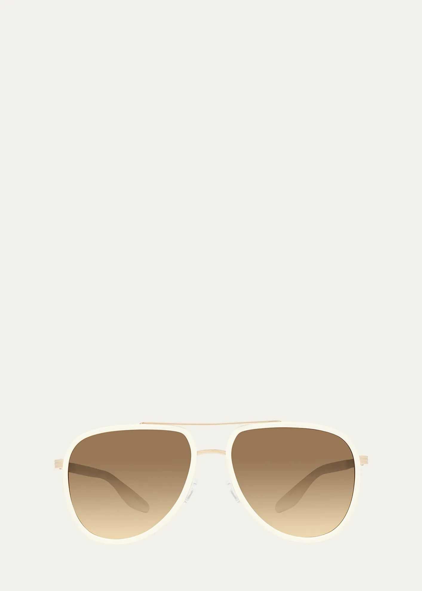 Barton PerreiraCani Titanium Aviator Sunglasses