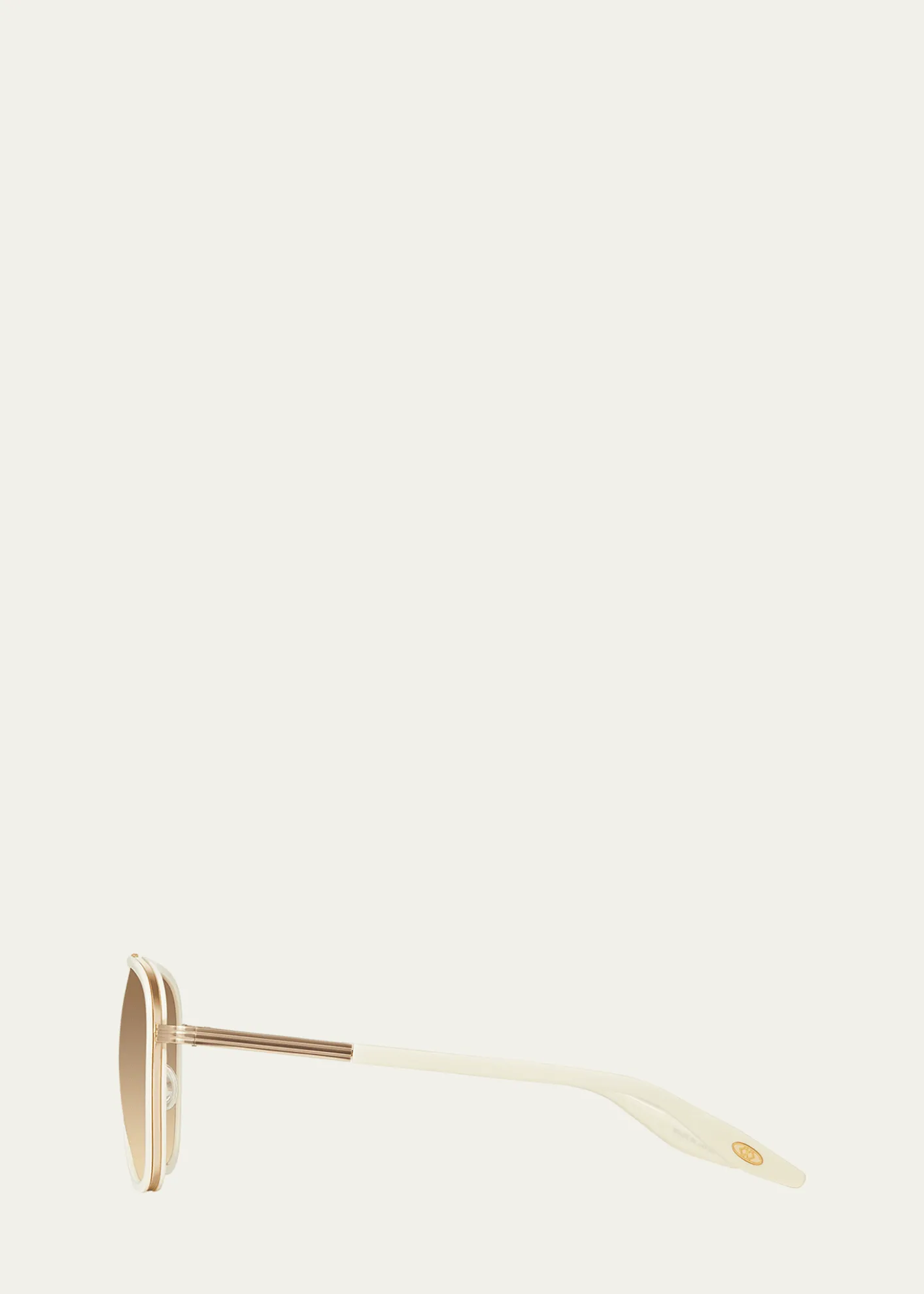 Barton PerreiraCani Titanium Aviator Sunglasses