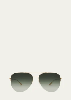 Barton PerreiraChevalier Titanium Aviator Sunglasses