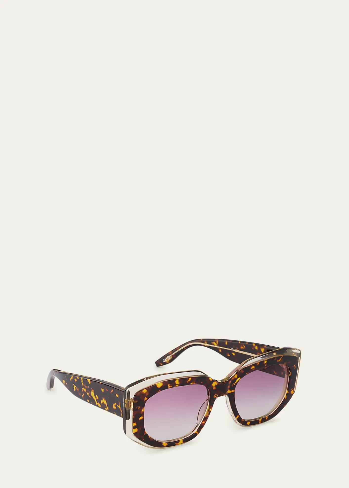 Barton PerreiraCrescendo 50.5mm Square Acetate Sunglasses