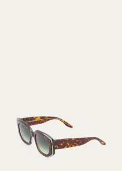 Barton PerreiraCrescendo Square Acetate Sunglasses