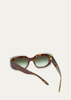 Barton PerreiraCrescendo Square Acetate Sunglasses