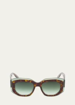 Barton PerreiraCrescendo Square Acetate Sunglasses