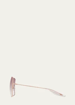 Barton PerreiraFolasade Titanium Square Sunglasses