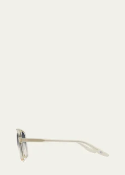 Barton PerreiraHartmann 55mm Acetate Aviator Sunglasses