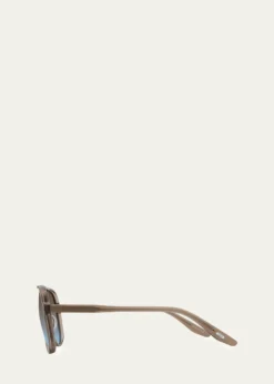 Barton PerreiraHartmann 55mm Acetate Aviator Sunglasses