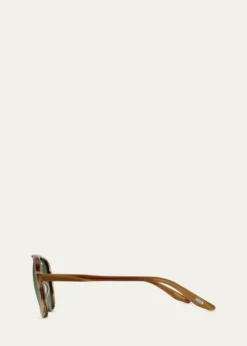Barton PerreiraHartmann 55mm Acetate Aviator Sunglasses