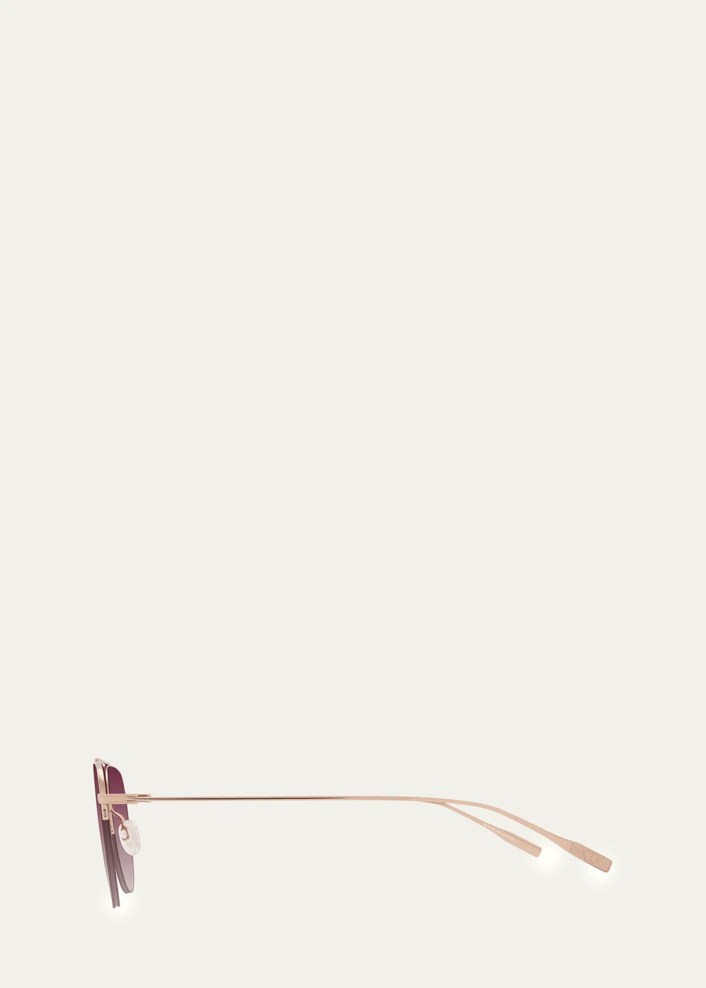 Barton PerreiraMcNair 55mm Titanium Aviator Sunglasses