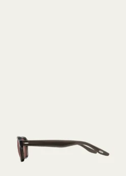 Barton PerreiraMen's Acetate Rectangle Sunglasses