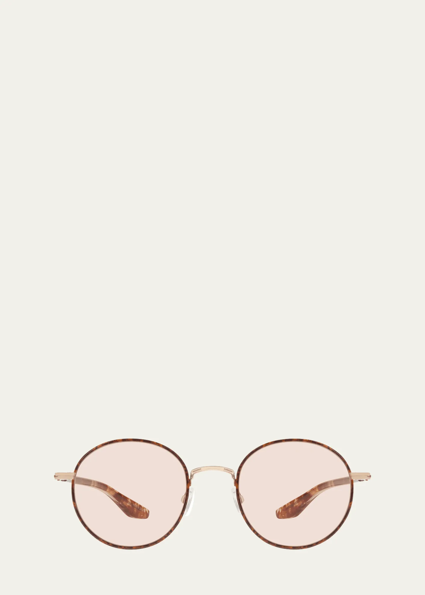 Barton PerreiraMen's Caster Zyl and Titanium Round Sunglasses