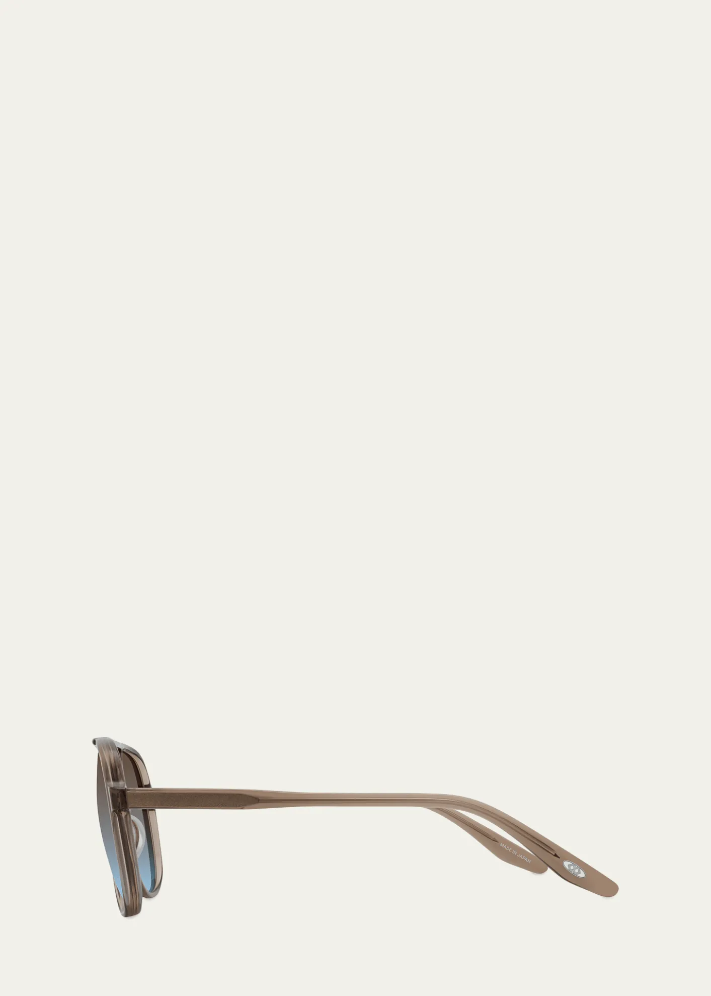 Barton PerreiraMen's Double-Bridge Acetate Aviator Sunglasses