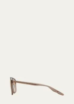 Barton PerreiraMen's Double-Bridge Acetate Aviator Sunglasses