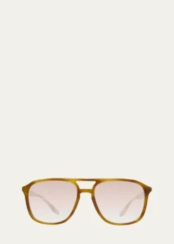 Barton PerreiraMen's Gyalis Zyl Aviator Sunglasses