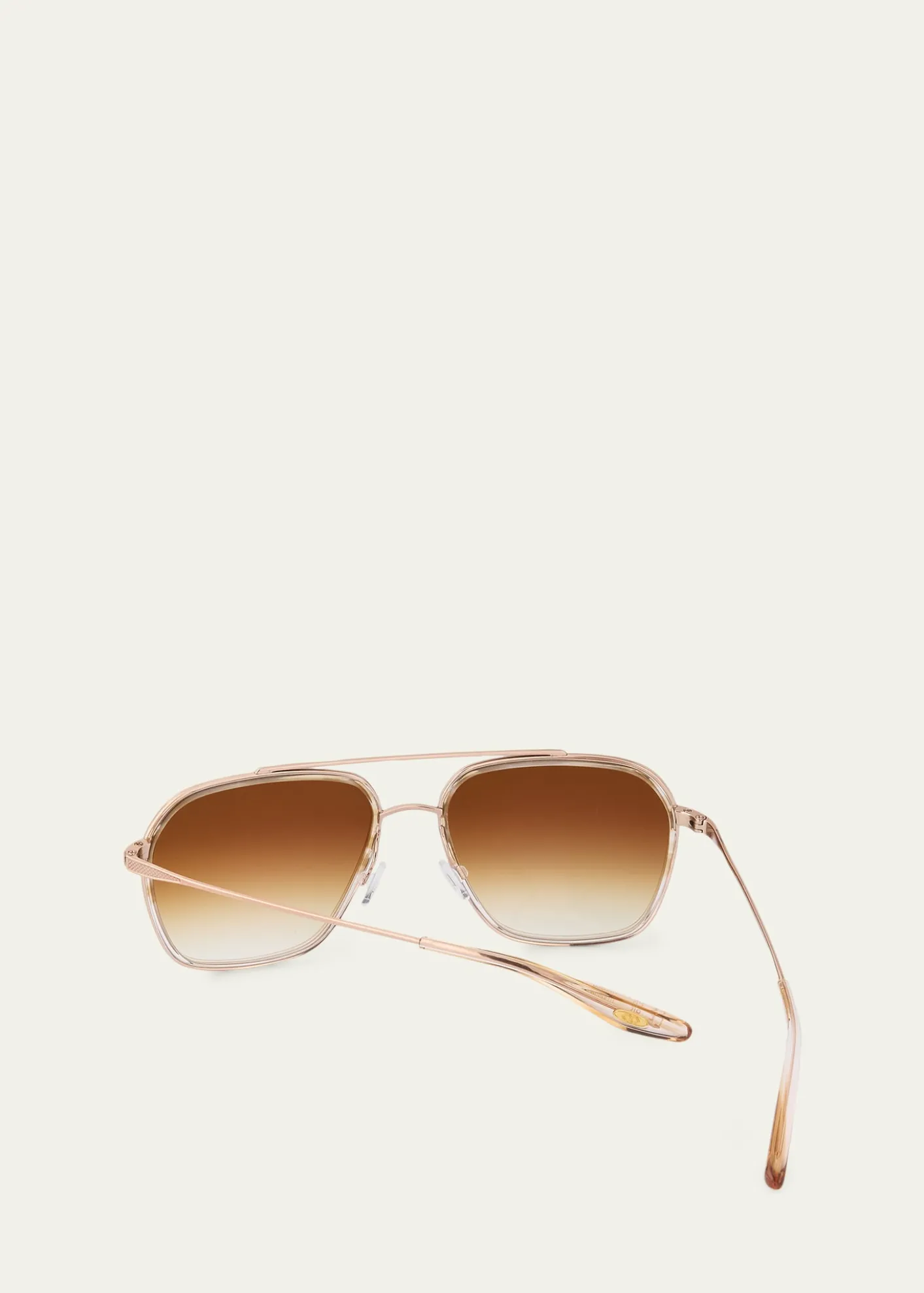 Barton PerreiraRizzo 58mm Aviator Titanium Sunglasses