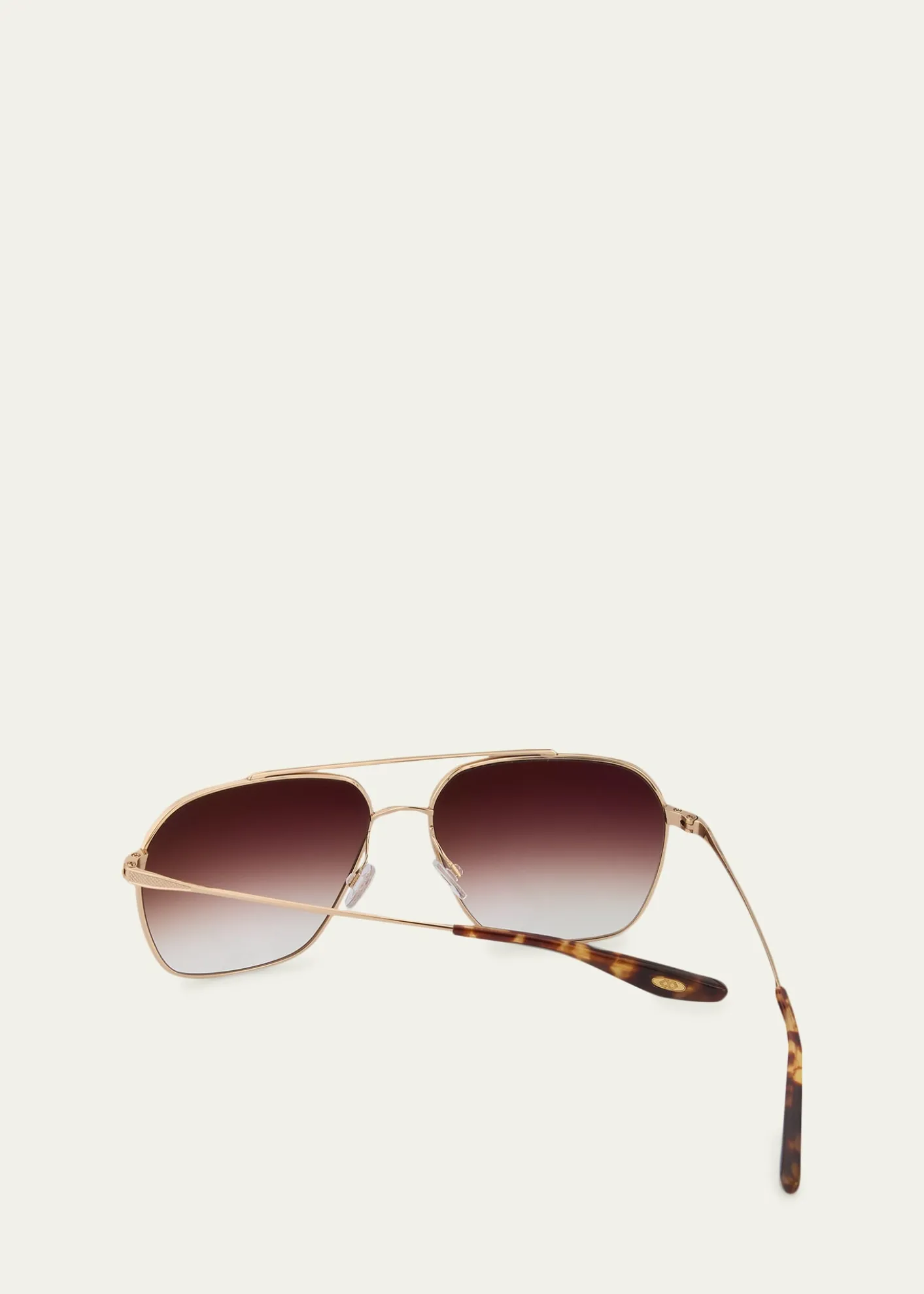 Barton PerreiraRizzo 58mm Titanium Navigator Sunglasses