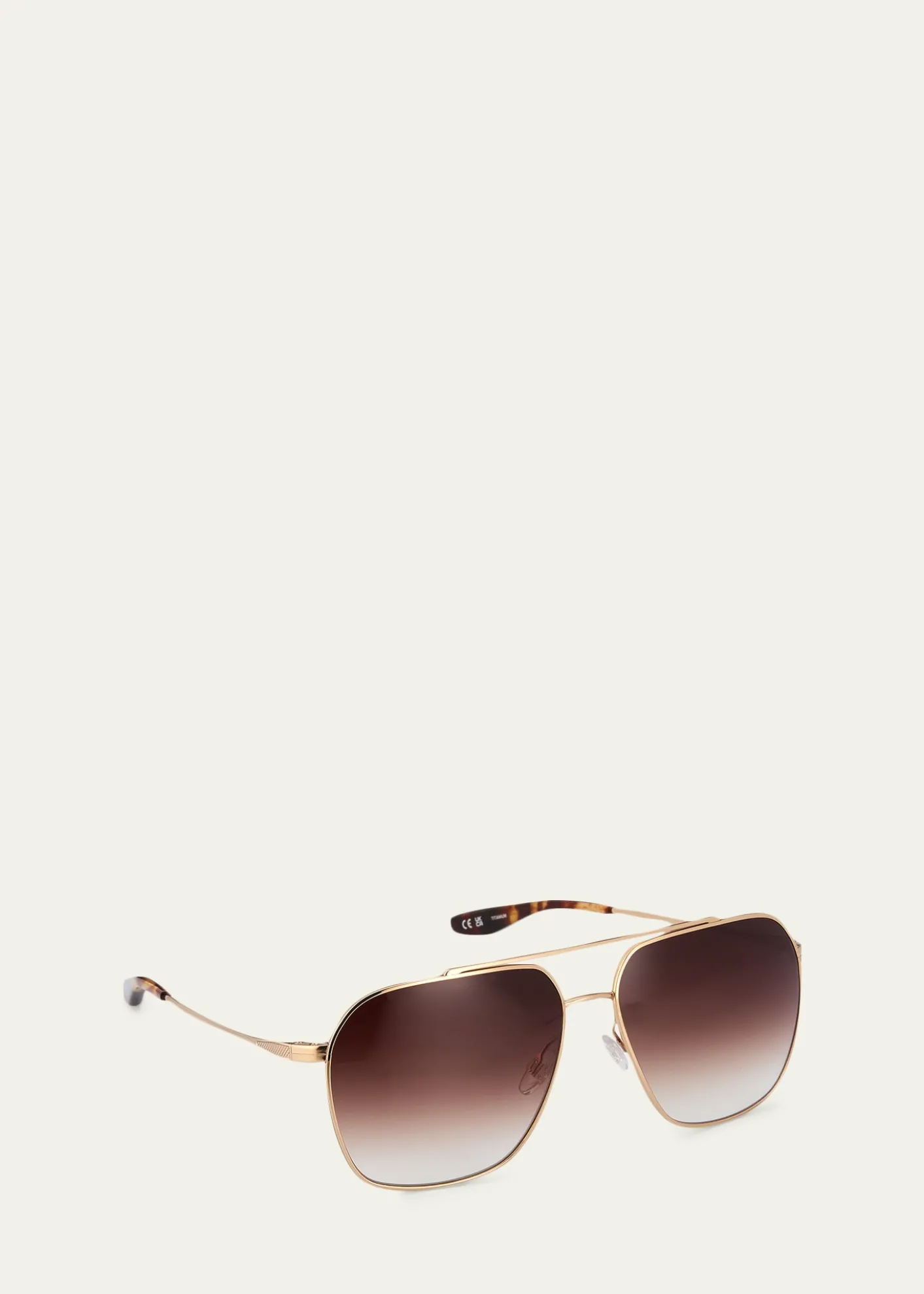 Barton PerreiraRizzo 58mm Titanium Navigator Sunglasses