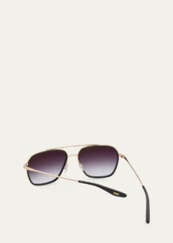 Barton PerreiraRizzo Titanium Navigator Sunglasses