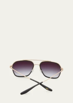 Barton PerreiraRizzo Titanium Navigator Sunglasses
