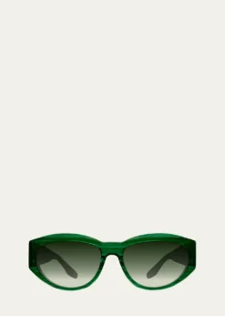 Barton Perreira Robinson 56mm Acetate Oval Sunglasses