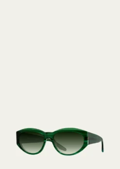 Barton Perreira Robinson 56mm Acetate Oval Sunglasses