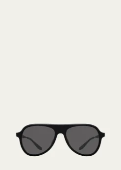 Barton Perreira007 Vedretta Acetate Aviator Sunglasses
