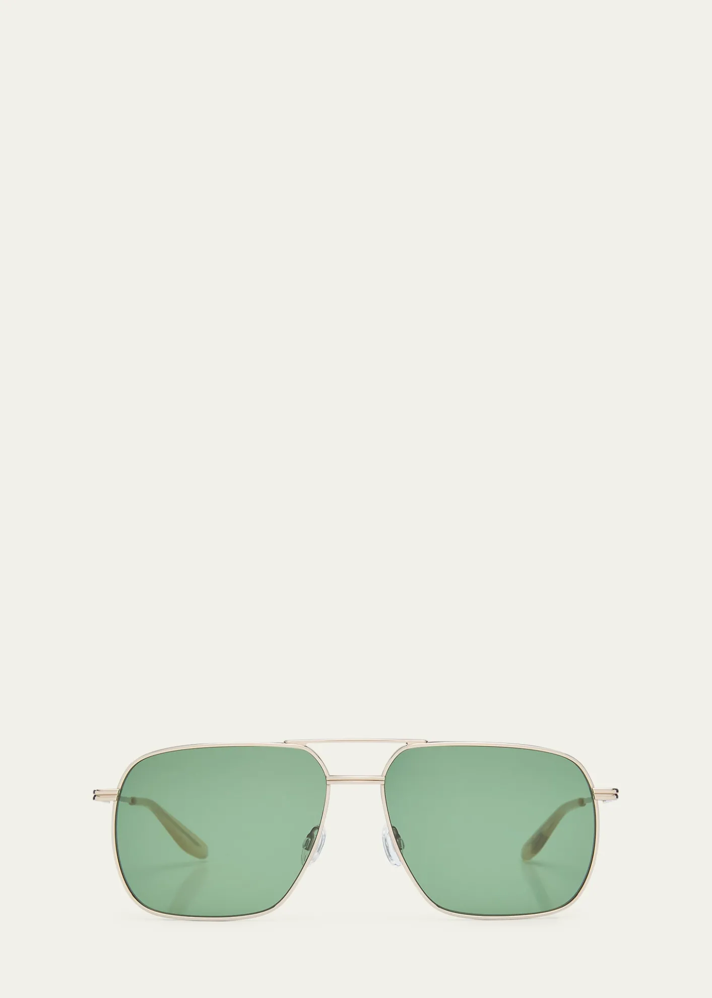 Barton Perreirax 007 Men's Royale Double-Bridge Titanium Aviator Sunglasses