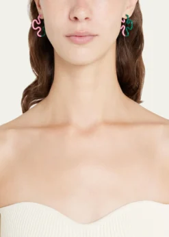 Bea BongiascaDuo Color Enamel Earrings