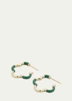 Bea BongiascaEvergreen Enamel Mini Earrings