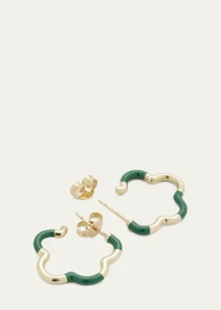 Bea BongiascaEvergreen Enamel Mini Earrings