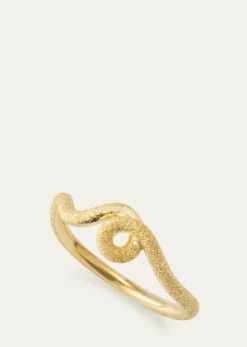 Bea Bongiasca9K Touch of Gold Wave Ring