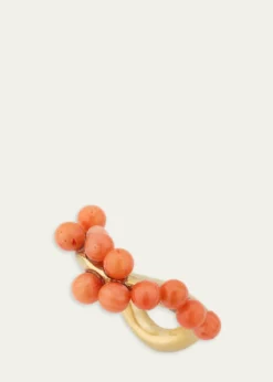 Beatriz PalaciosCoral Wave Link Ear Cuff, Single