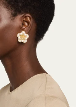 Begum KhanCarnation Stud Earrings