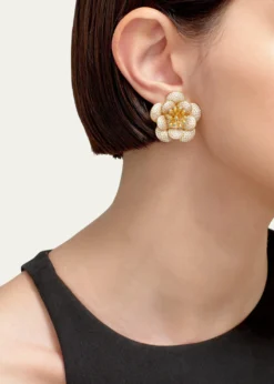 Begum KhanCarnation Stud Earrings