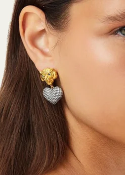 Begum KhanTiger Heart Dangle Earrings