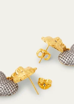 Begum KhanTiger Heart Dangle Earrings