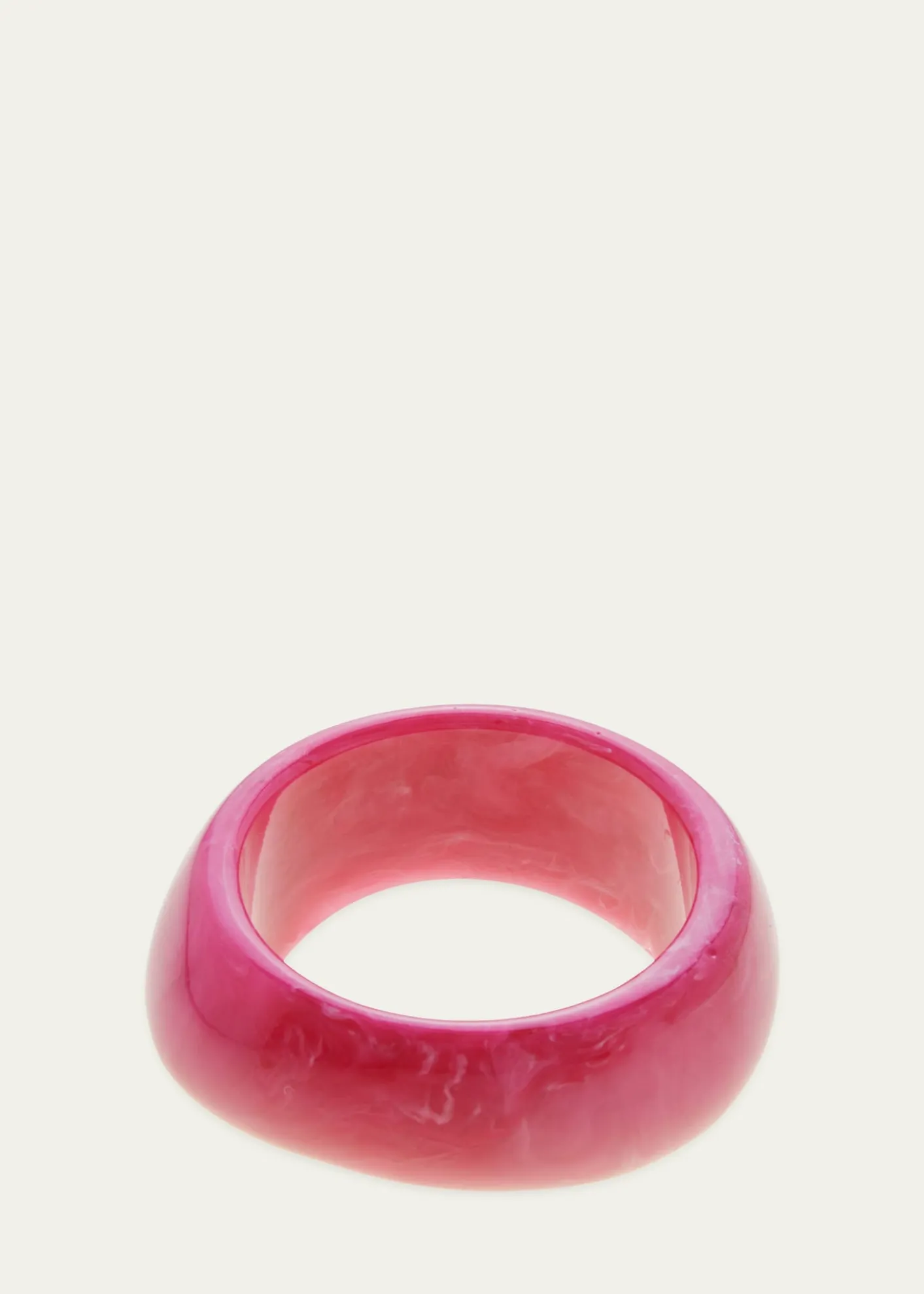 Ben-AmunBright Pink Resin Bangle
