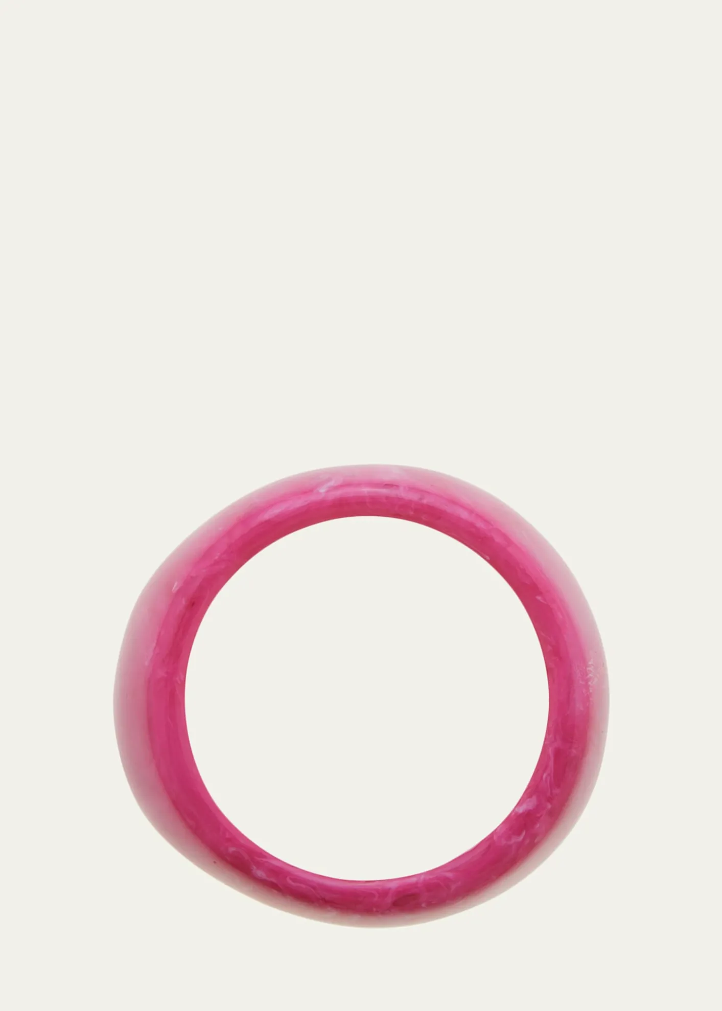 Ben-AmunBright Pink Resin Bangle
