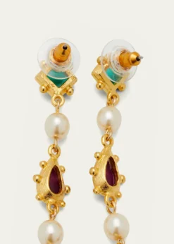 Ben-AmunByzantine Linear Earrings