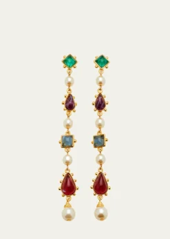 Ben-AmunByzantine Linear Earrings